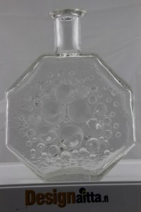 Nanny Still, Stillin, Riihimäen lasi, Riihimäki, Riihimaen, Designaitta, Riihimaki, Stella polaris, pullo, botell, Taidelasi, Designlasi, Finnish art glass