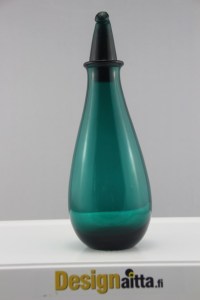 Nanny Still, Stillin, Riihimäen lasi, Riihimäki, Designaitta, Riihimaen, Riihimaki, Grapponia, pullo, botell, Taidelasi, Designlasi, Finnish art glass
