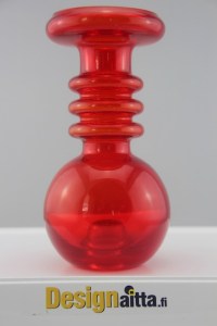 Tamara aladin, Aladinin, Kleopatra ,Carmen, Retro, Kääntömaljakko, Maljakko, Vaasi, Designaitta, Riihimäen, riihimäki, Taidelasi, Designlasi, Finnish art glass