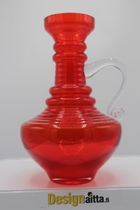 Tamara aladin, Aladinin, Kleopatra , Maljakko, Vaasi, Designaitta, Riihimäen, riihimäki, Taidelasi, Designlasi, Finnish art glass