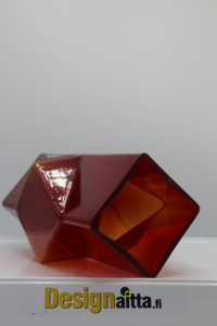 Erkki-Tapio Siiroinen, Siiroisen, Kasper, Maljakko, Designlasi, Veturipullo, Pullo, Taidelasi, Finiss art glass, Designlasi, riihimäen, Riihimäki