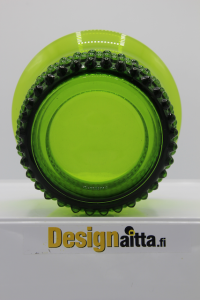 Saaram Hopea, Hopean, Näppylä, Kulho, Malja, Nuutajärvi, Designaitta, Nuutajarvi, Notsjo, Notsjö, Taidelasi, Designlasi, Finnish art glass, Malja