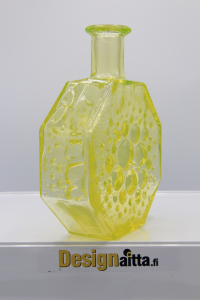 Nanny Still, Stillin, Riihimäen lasi, Riihimäki, Riihimaen, Designaitta, Riihimaki, Stella polaris, pullo, botell, Taidelasi, Designlasi, Finnish art glass