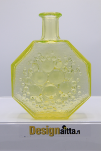 Nanny Still, Stillin, Riihimäen lasi, Riihimäki, Riihimaen, Designaitta, Riihimaki, Stella polaris, pullo, botell, Taidelasi, Designlasi, Finnish art glass