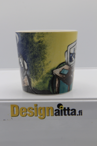 Arabia, Arabian, Helja-liukko, Sundström,Shoppailijapuput,Muki,Seinäjoki,Skandinaviadesign, Designaitta, Seinataulu, Lampetti, Muumimuki, Muumikello Keramiikka, Kaipiainen, Kaipiaisen, Muumi