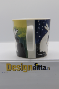 Arabia, Arabian, Helja-liukko, Sundström,Shoppailijapuput,Muki,Seinäjoki,Skandinaviadesign, Designaitta, Seinataulu, Lampetti, Muumimuki, Muumikello Keramiikka, Kaipiainen, Kaipiaisen, Muumi