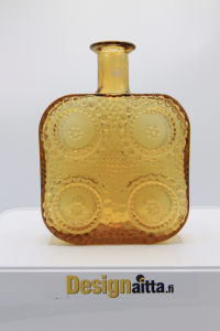 Nanny Still, Stillin, Riihimäen lasi, Riihimäki, Designaitta, Riihimaen, Riihimaki, Grapponia, pullo, botell, Taidelasi, Designlasi, Finnish art glass