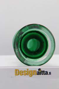 Erkki-Tapio Siiroinen, Siiroisen, Kasper, Maljakko, Designlasi, Veturipullo, Pullo, Taidelasi, Finiss art glass, Designlasi, riihimäen, Riihimäki